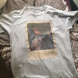 Light blue Troye Sivan t shirt